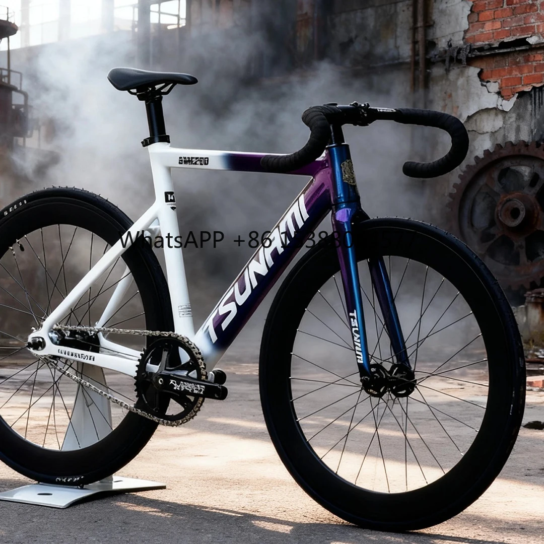Cycling Commute Gear - SNM200 Aluminium-Legierung Fixie-Fahrrad Tsunami 700C Fahrrad