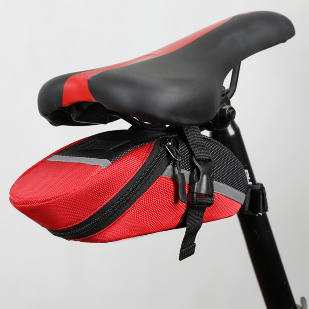 Saddle Bag Under Seat - Mountainbike-Satteltasche, wasserdicht, aus PVC, Fahrrad-Aufbewahrungstasche unter