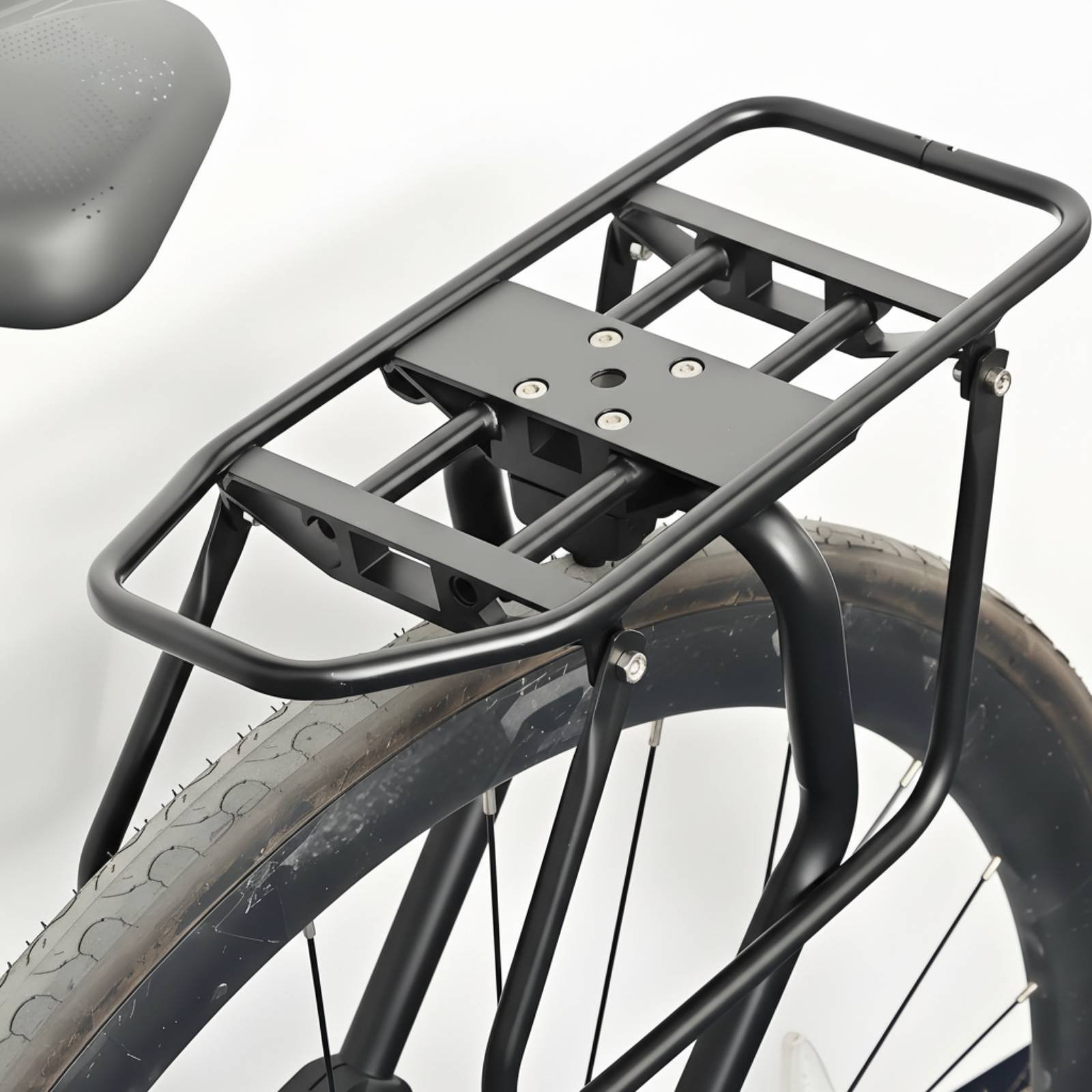 Commuter Cycling - Fahrrad-Gepäckträger aus Leichtem Aluminiumlegierung, Robuster und