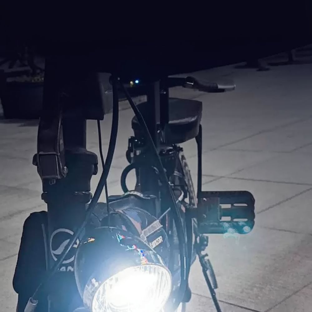 Cycling Commute Gear - Fahrrad-Scheinwerfer im Vintage-Stil, LED-Frontlampe für Nachtfahrten,