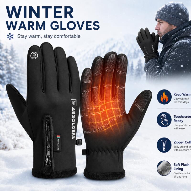 Winterwarme Touchscreen-Handsc – Winter Cycling Commute Bewertung und Preis